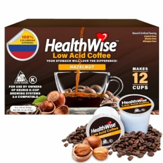 Healthwise Hazelnut Low Acid Coffee K-Cups