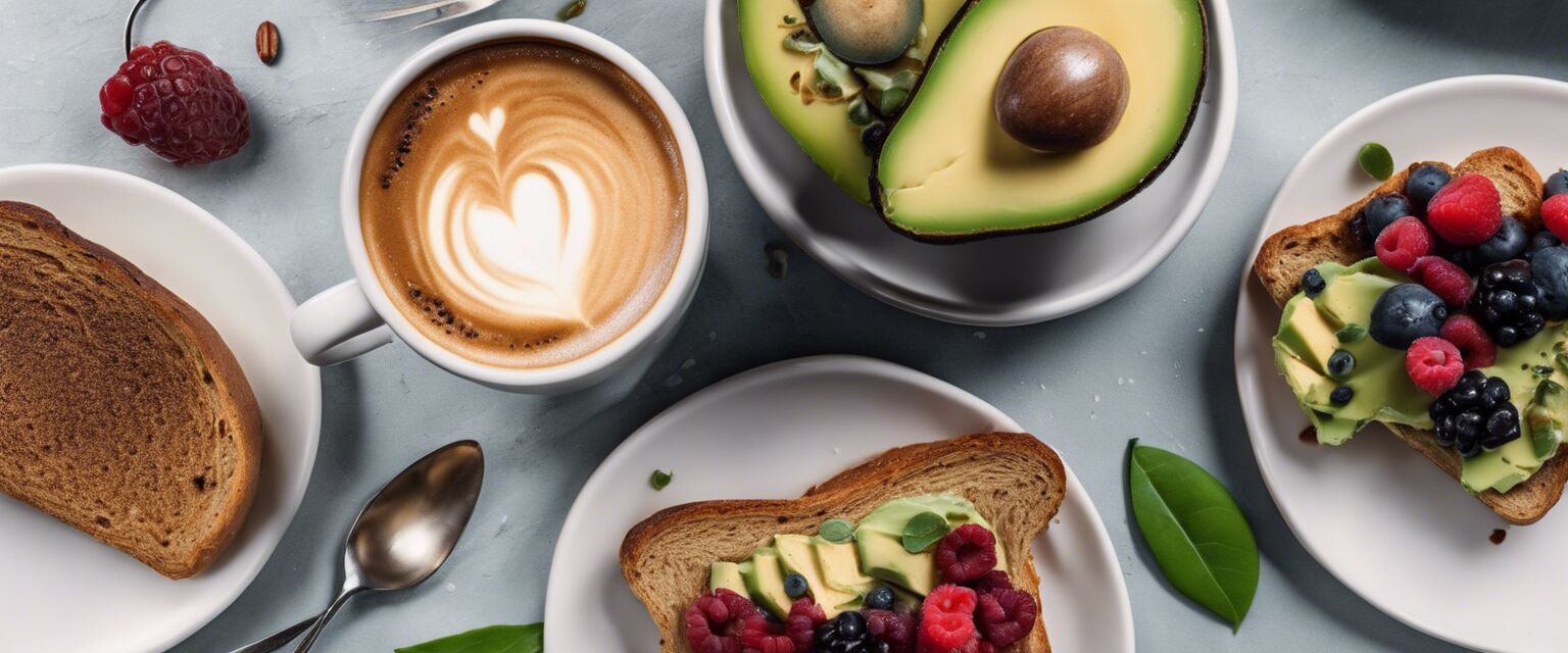 Coffee with healthy food pairings